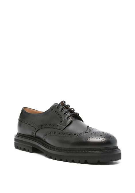 Derby Brogues in nero Henderson Baracco - uomo HENDERSON BARACCO | 84206P2NR